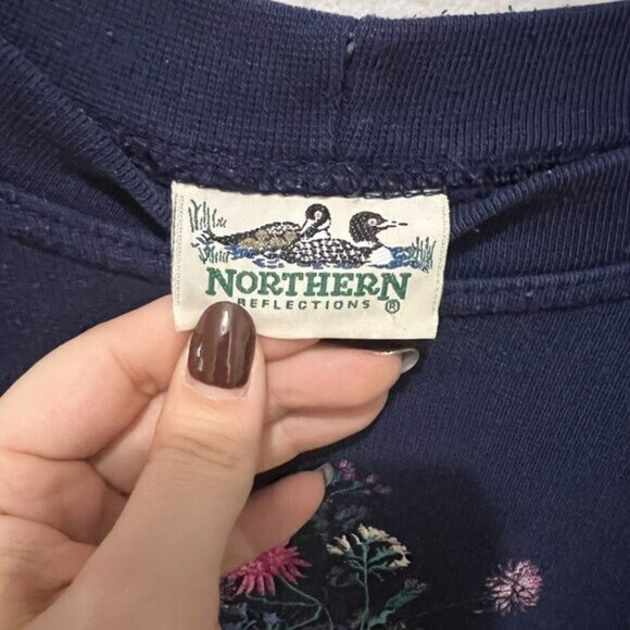 Northern Reflections Blue Sweater (Large? no tag) - Picture 2 of 7